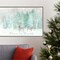Peace on Earth Silver landscape by Cynthia Coulter 33-in. W x 23-in. H. Canvas Wall Art Print Framed in Grey